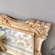 Large gilded wooden mirror