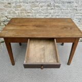 Solid wood farmhouse table 128 cm