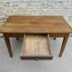 Solid wood farmhouse table 128 cm