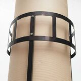 Mid-century tripod rocket floor lamp from the GDR of East Germany by Leuchtenbau Saller, 1960s.