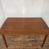 Scandinavian table in vintage teak 1960 Samcom edition