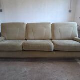2 armchairs + 1 footrest + 1 3-seater sofa from the 70s