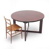 Round table with extendable top, 1970s