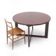 Round table with extendable top, 1970s