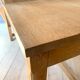 Vintage solid oak craft desk