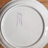 Set of 5 Sarreguemines dessert plates