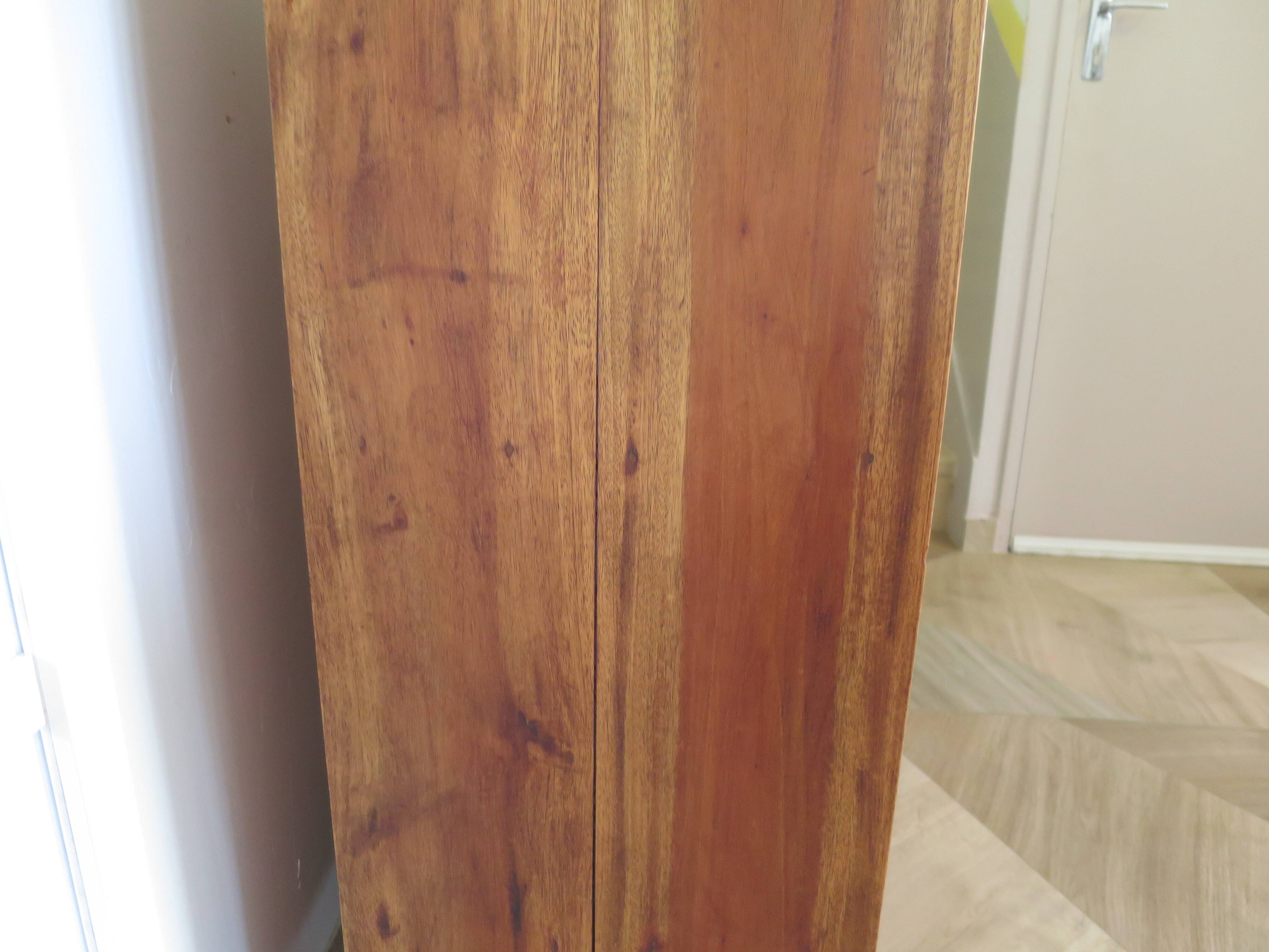 Shelf - bookcase - Bibus - exotic wood - solid wood - 3 levels - 2