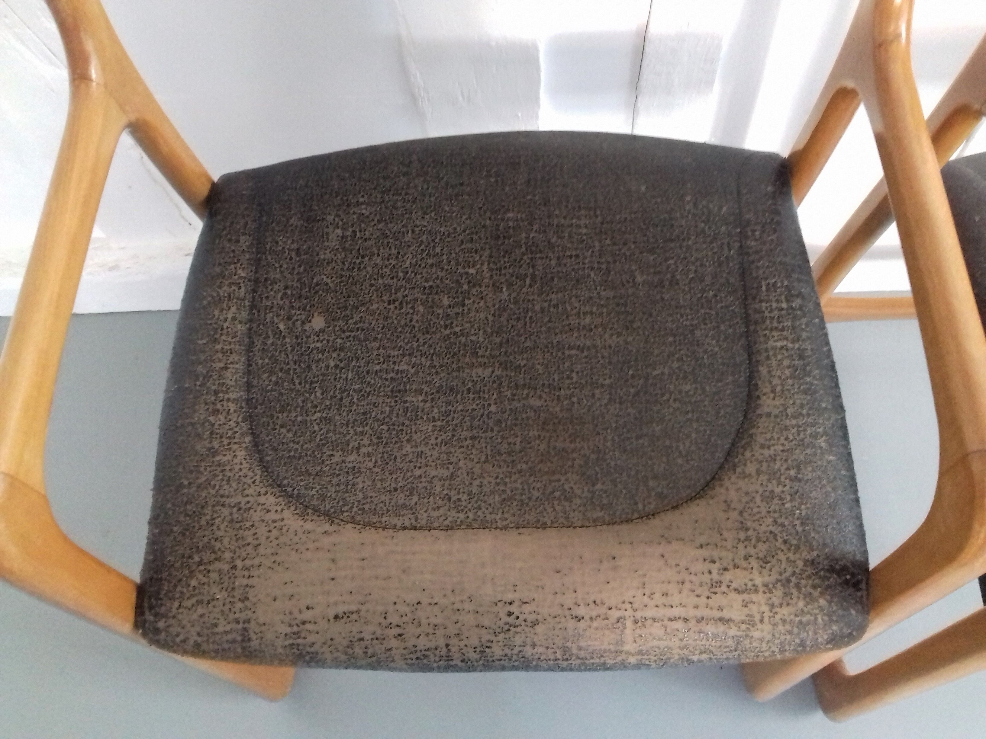 Pair of chairs Baumann sled