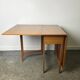 Schreiber Mid Century Vintage Teak Effect Formica Drop Leaf Gateleg Dining