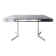 Vintage 70s silver glass table