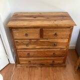 Indian "Jali" commode in solid rosewood (Sheesham)