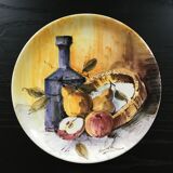 Plat décor nature morte