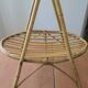 Hand-crafted mid century magazine rack in bamboo, 1960s