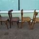 Ensemble de 4 chaises de bistrot - vintage - bar