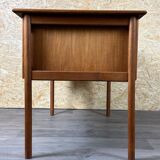 60er 70er Jahre Teak Writing Desk Schreibtisch von Gunnar Nielsen für Tibergaard
