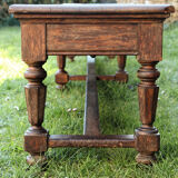 Monumental bench - notary's office - solid oak