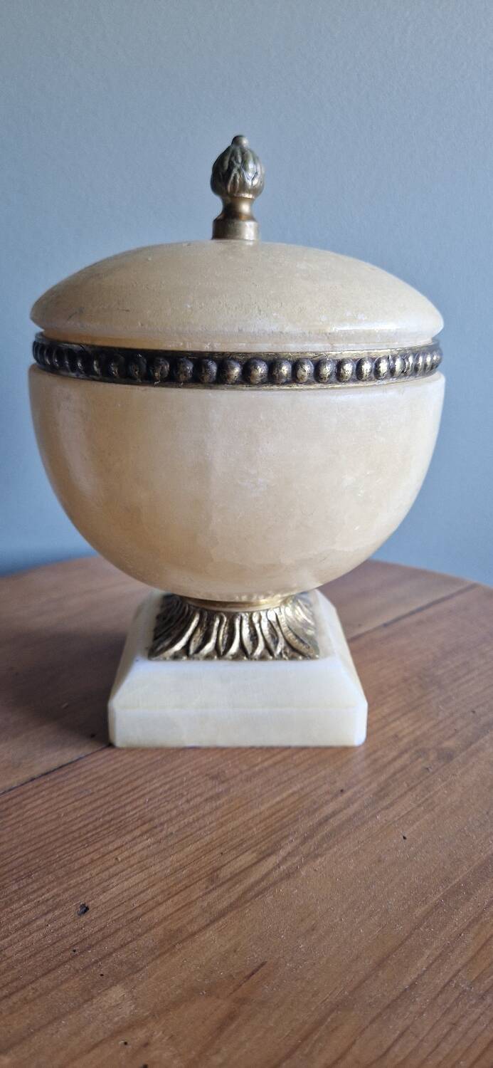 Empire style marble candy box