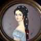 Portrait miniature impératrice Elizabeth