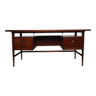 Teak executive desk by Formule Meubelen, 1960s