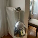 Vintage chrome metal pendant – 1970s design