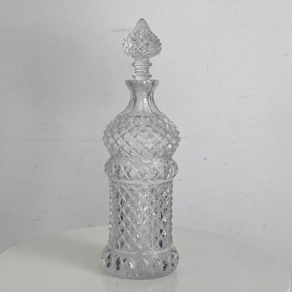 Carafe en cristal vintage