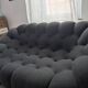 Bubble 2-seater sofa by Sacha Lakic for Roche Bobois – 3D Grey fabric