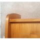 Wooden bookcase, drawers and doors