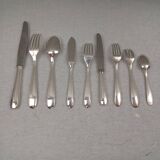 Christofle Dax model - 102-piece silver-plated cutlery set in perfect condition