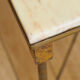 Tables gigognes en marbre vintage