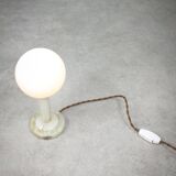 Vintage Onyx & Opaline Table Lamp, 1960s