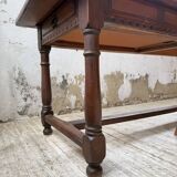 XXL table in solid dark walnut 3m