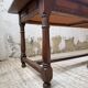 Table XXL noyer massif foncé 3m