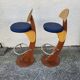 Bar or shop counter and 2 deck lina stools polyester boat hull