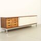 Sideboard of three sliding doors published by Airborne, France, 1960s.