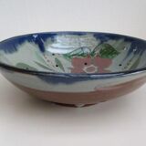 Salad bowl, Catalan ceramic drainer, decorated