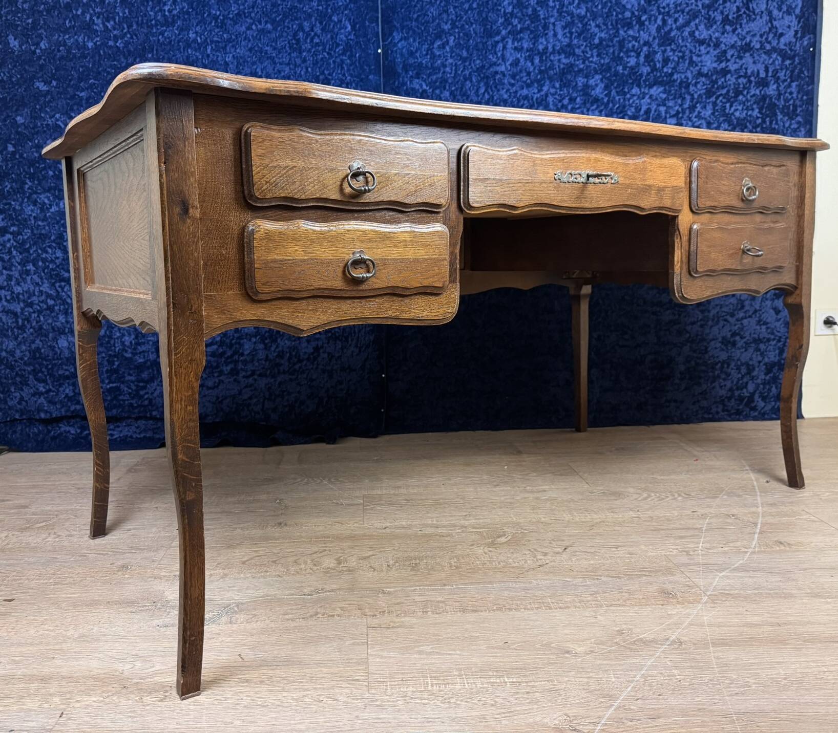 LXV style oak desk circa 1950
