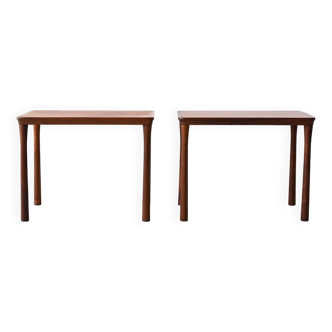 Scandinavian rosewood side tables