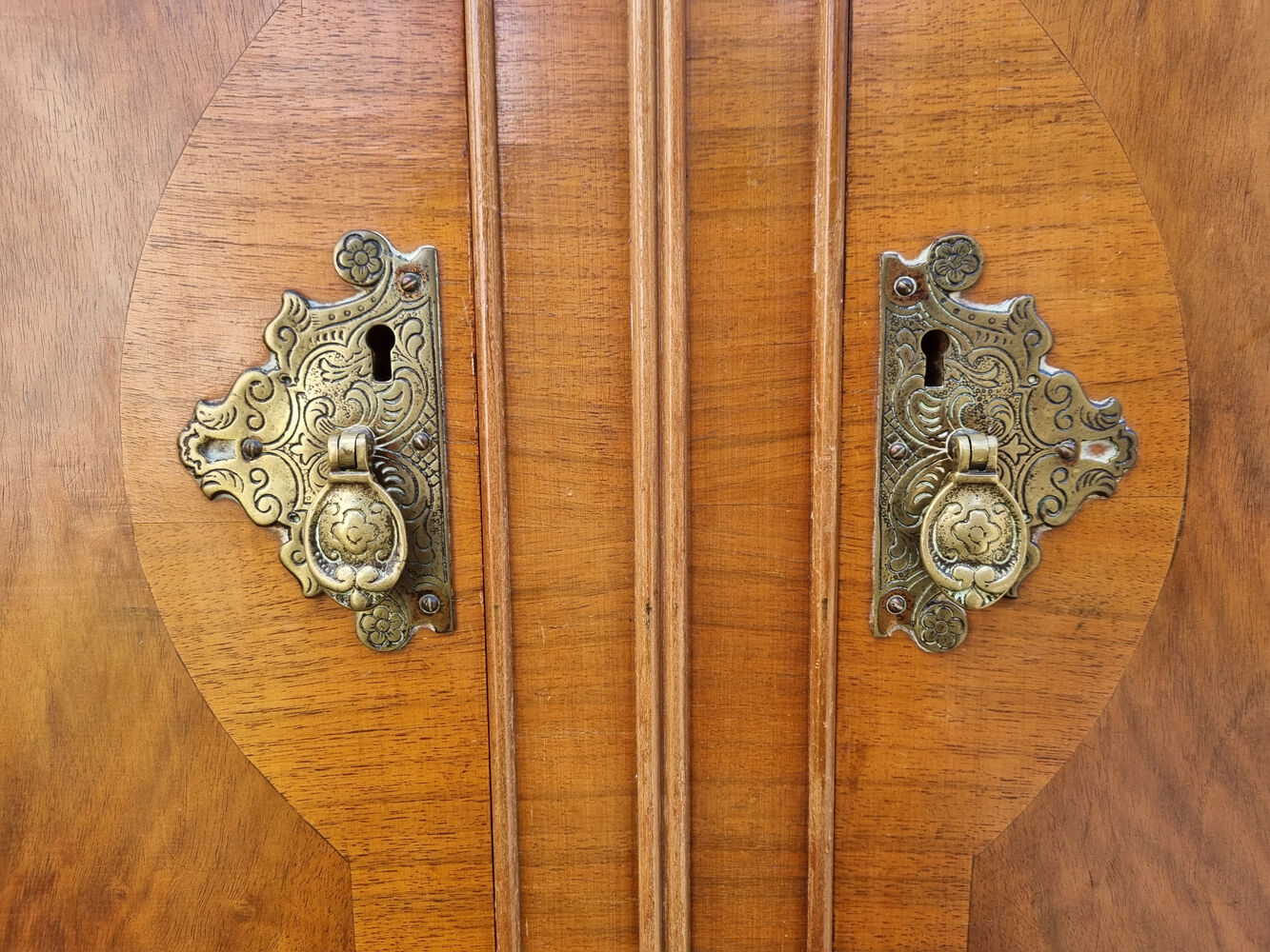 Armoire anglaise d'internat tallboy georgien art déco années 30