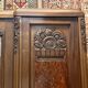 Dressing art deco walnut wardrobe