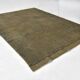 Large Handmade Army Green Kilim Rug, 224x303Cm