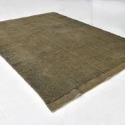 Large Handmade Army Green Kilim Rug, 224x303Cm