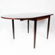 Dining table in rosewood with extension plates, designed by Arne Vodder, 1960s