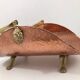 Old vintage copper buche door