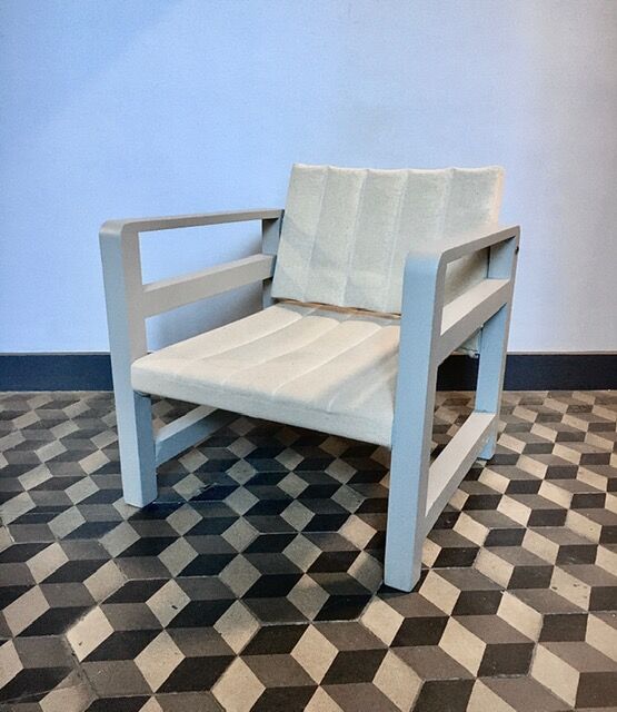 "bauhaus" style armchair