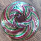 Vintage Murano-inspired blown glass vase