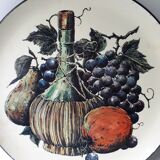 Fruity round dish from the 70s (33cm) A1