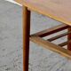 Midcentury Two Tier Teak Slatted Coffee Table.