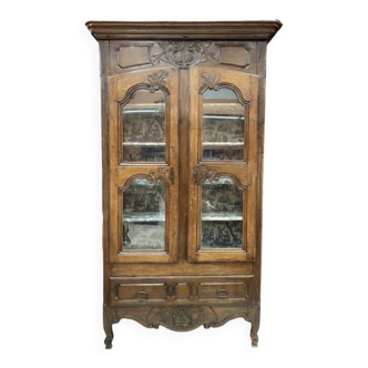 18th century wooden display cabinet