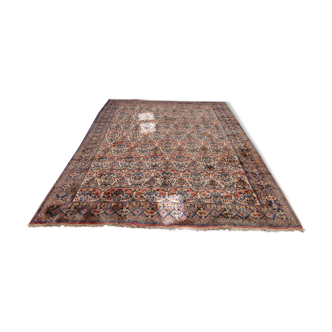 Vintage handmade persian oriental carpet afchar 400x268cm