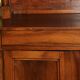 Sideboard with half-columns in walnut, Empire period.